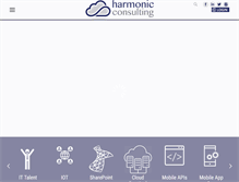 Tablet Screenshot of harmonicconsulting.com